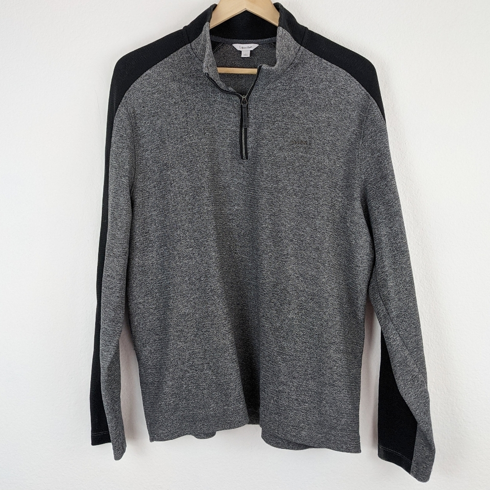 Calvin Klein Quarter 1/4 Zip Pullover Large